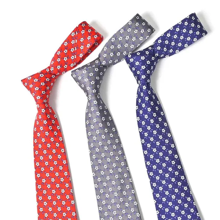 YiLi Vjola Floral Silk Tie - Eko-Friendly Elegance