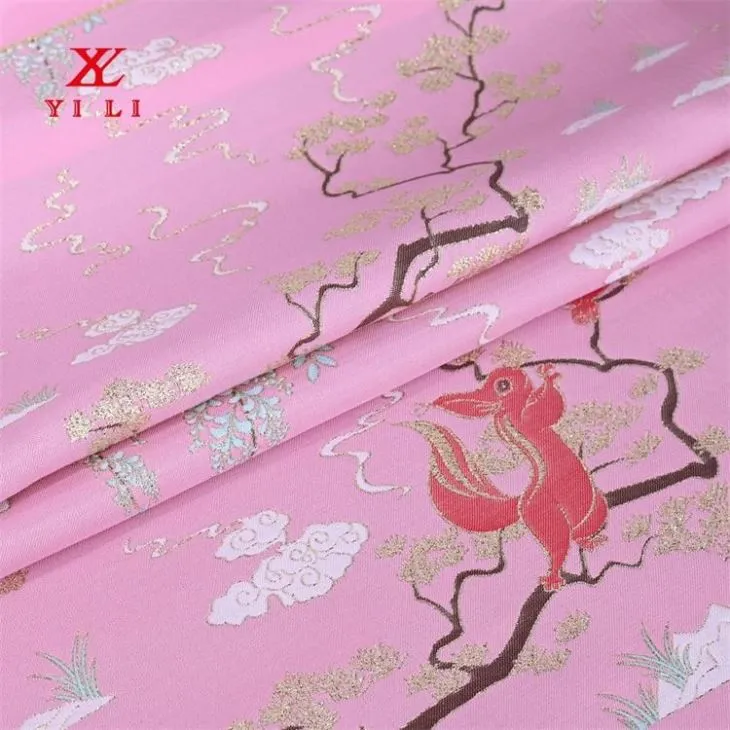 Polyester Han Chinese Clothing Fabric