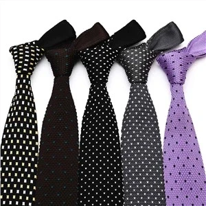 Moda Unisex Acces Artab Komdu Eleganti SLIM Stylish Polka-DOT innittjati Tie